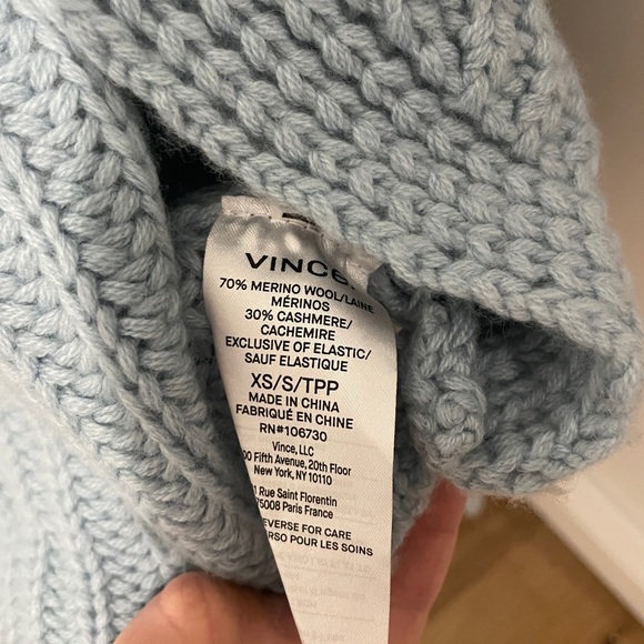 Vince wool and cashmere bolero shrug size xs small - Picture 11 of 13